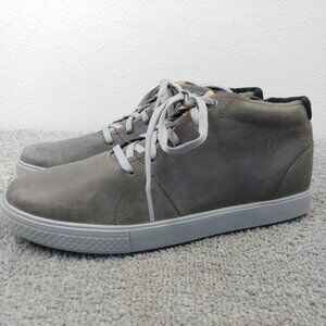 Merrell Barkley Chukka Gray Leather Boot Mens Size 8.5 Shoes Lace Up Mid